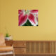 Red and White Lily Poster (Living Room 2)