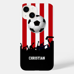 Red and White rand Ocer Fläkt och fotboll
