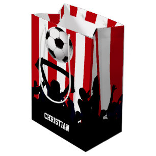 Red and White rand Ocer Fläkt och fotboll