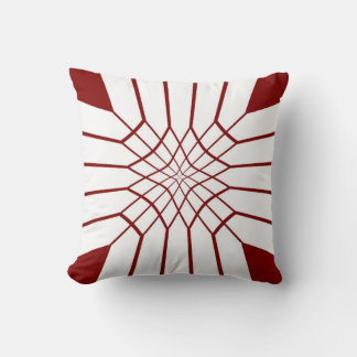 Red and White Seamless Decorative Art Kudde