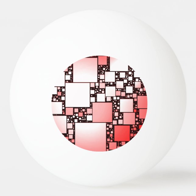 Red and White Square Dancing Ping Pong Boll (Framsidan)