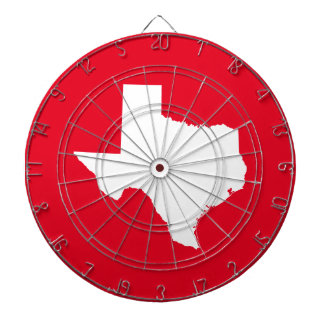 Red and White Texas Darttavla