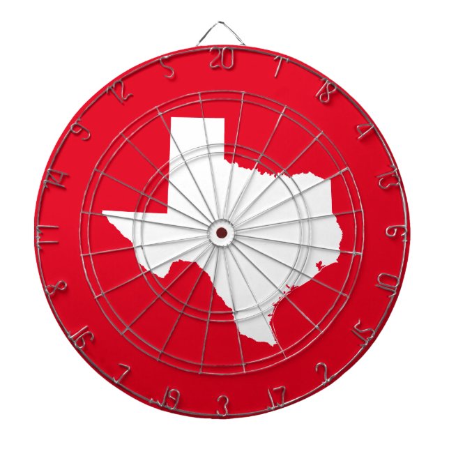Red and White Texas Darttavla (Framsidan)