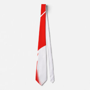 Red and White Tie Slips
