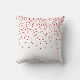 Red and White Valentine Day Pillow Kudde
