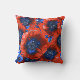 Red Anemones Kudde