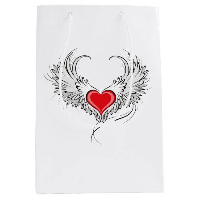 Red Angel Heart med vingar (Framsidan)