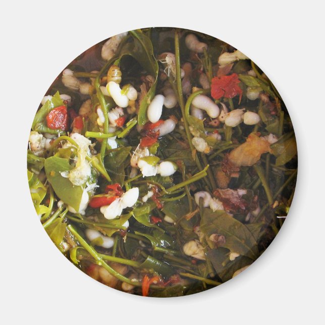 Red Ant Egg Salad ... Thai Street Food Magnet (Framsidan)