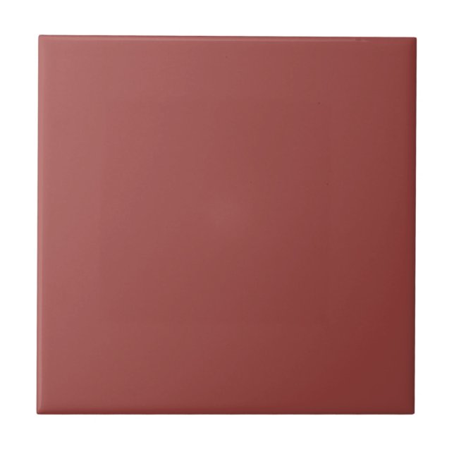 Red Antique Square Kitchen and Bathroom Kakelplatta (Framsidan)