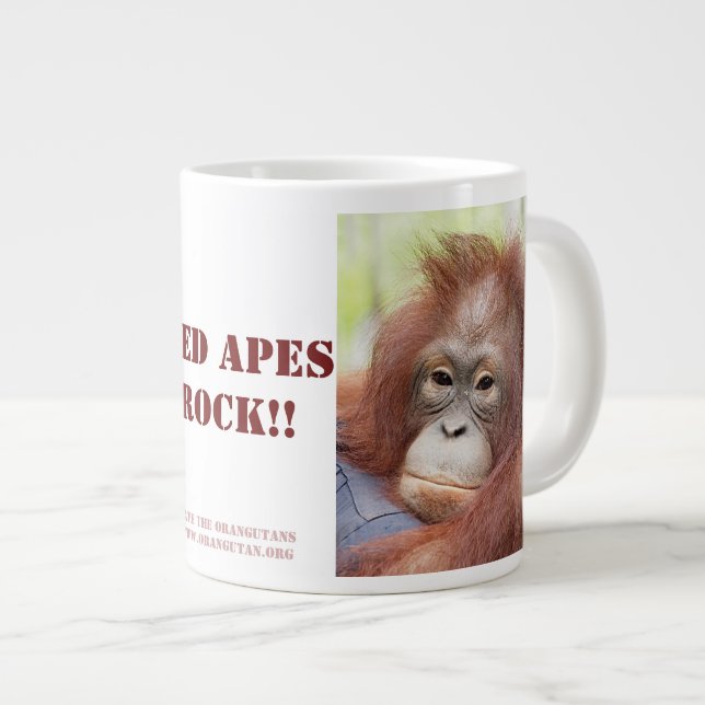 Red Apes Sten - Doktor Ann Orangutan Jumbo Mugg (Framsida höger)