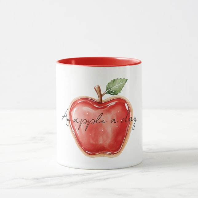 Red Apple A Day Mugg (Center)