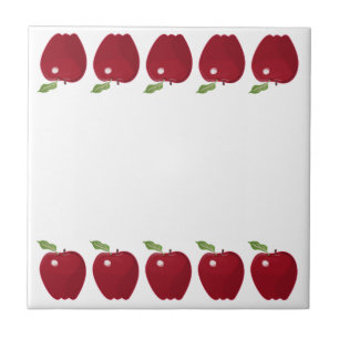 Red Apple Design Kakelplatta