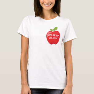 Red Apple för din lärare T Shirt
