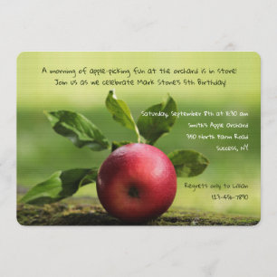 Red Apple-inbjudan Inbjudningar