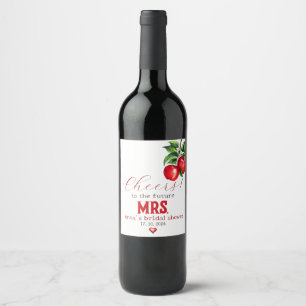 Red Apple möhippa vin etikett