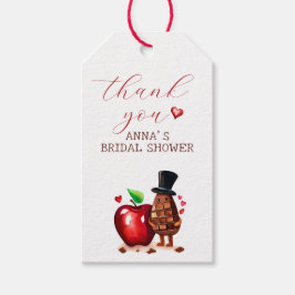 Red Apple-möhippan tack märkrn Presentetikett