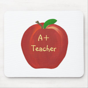 Red Apple Painting, A+ Teacher mousads Musmatta