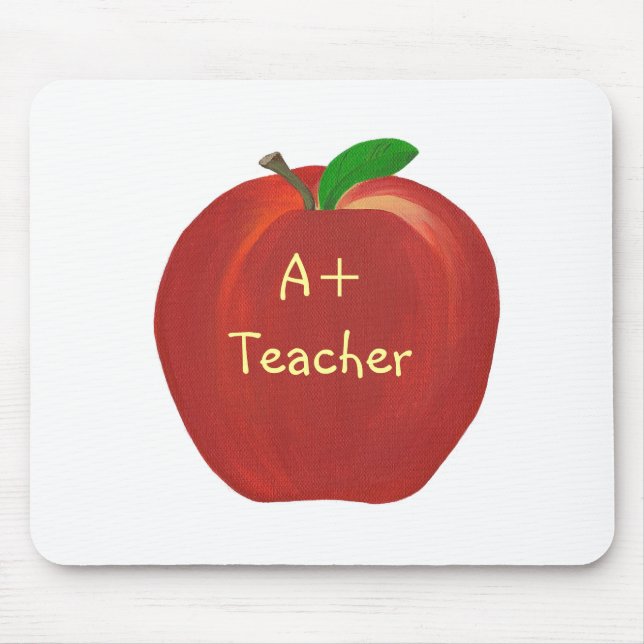 Red Apple Painting, A+ Teacher mousads Musmatta (Framsidan)