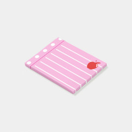Red Apple Rosa notes Post-it Block