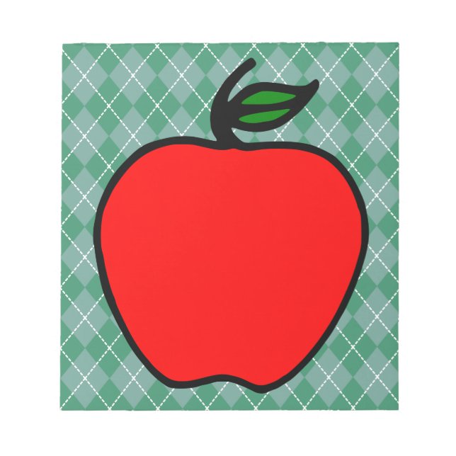 Red Apple School Anteckningsblock Gift (Framsida)