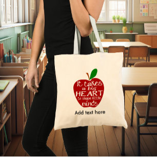 Red Apple Teacher tack pension Nursery Tygkasse
