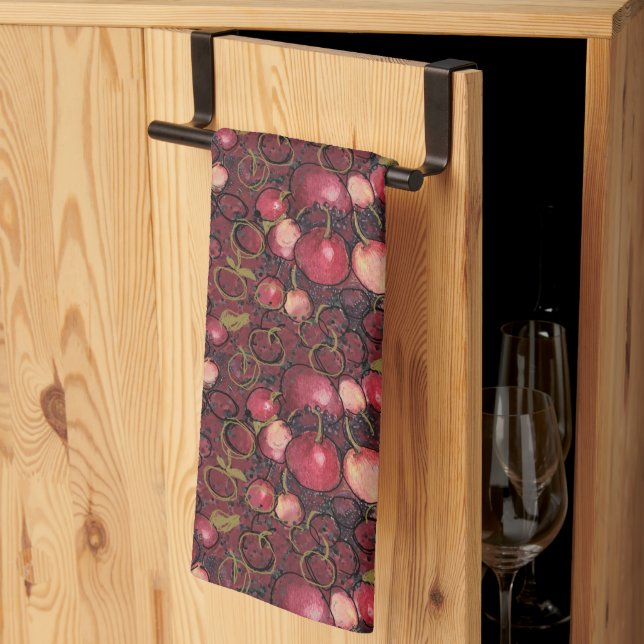 Red Apples Kitchen Towel Kökshandduk (Thirds Fold)