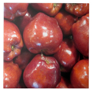 Red Apples Large (6 tum x 6 tum) keramiskt foto Ti Kakelplatta