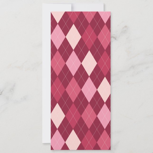 Red argyle mönster (Framsida)