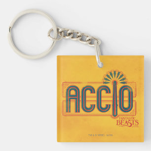 Red Art Deco ACCIO™ Spell Graphic