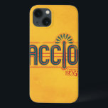 Red Art Deco ACCIO™ Spell Graphic<br><div class="desc">FANTASTISKA BEASTER OCH VAR DE SKA HITTAS™ | Ett rött och blått konsthugg-stil-grafik för den magiska kallelsetrollen "ACCIO™".</div>