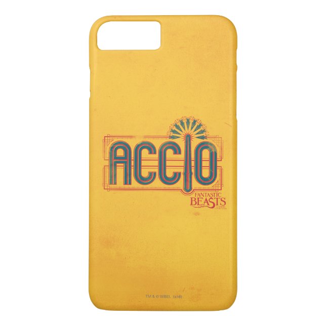 Red Art Deco ACCIO™ Spell Graphic Case-Mate iPhone Skal (Baksida)