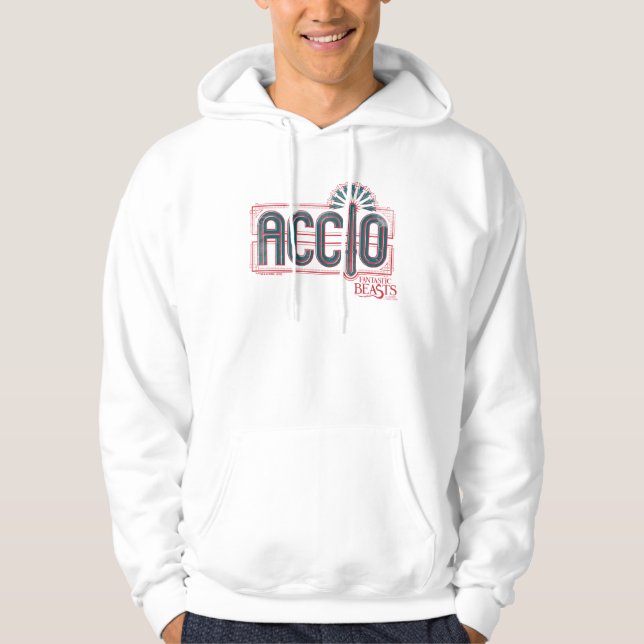 Red Art Deco ACCIO™ Spell Graphic Sweatshirt (Framsida)