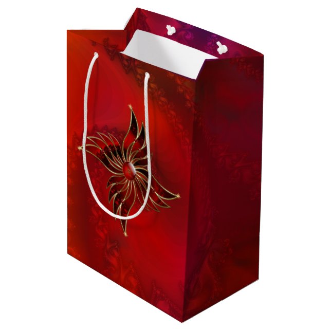 Red as Flame Gift Bag (Baksidan Vinklad)