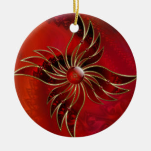 Red as Flame Ornament