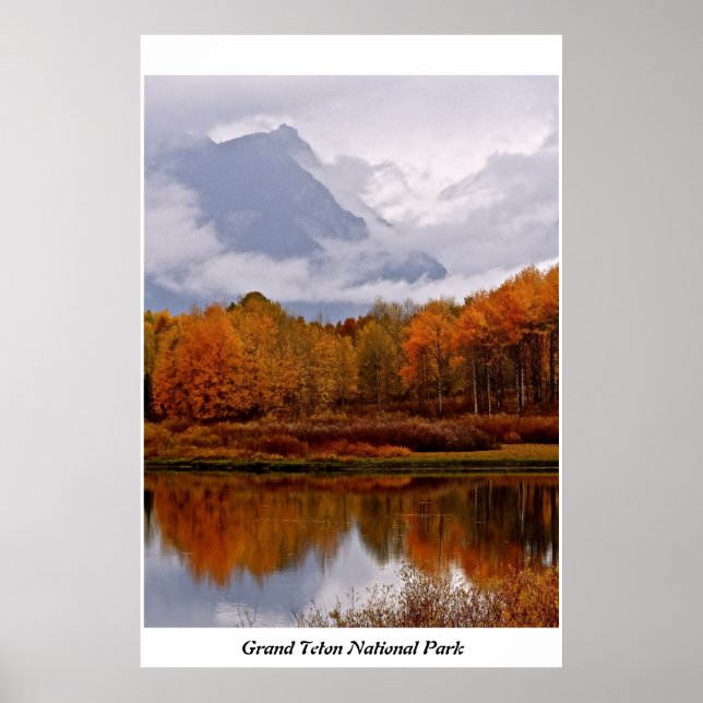 RED ASPEN I FALL IN GRAND TETON POSTER (Framsidan)