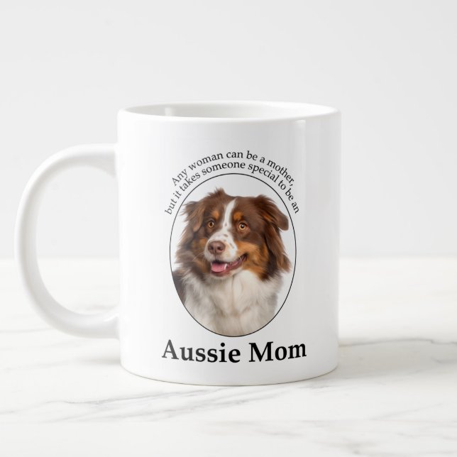 Red Australian shepherd Mamma Jumbo Mugg (Vänster)