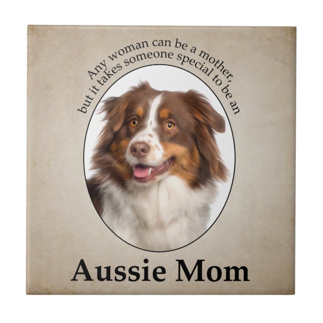 Red Australian shepherd Mamma Kakelplatta (Framsidan)