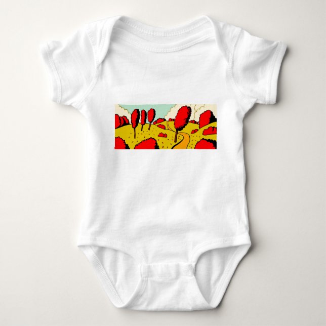 Red Autumn - Anpassad Tee (Framsida)