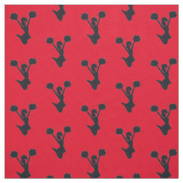 Red Background Cheer Silhouette Tyg