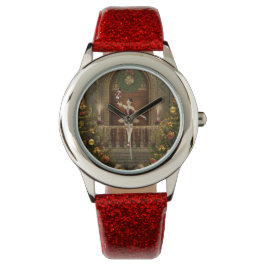 Red Ballerina och Nutcracker Glitter Wrist Watch Armbandsur