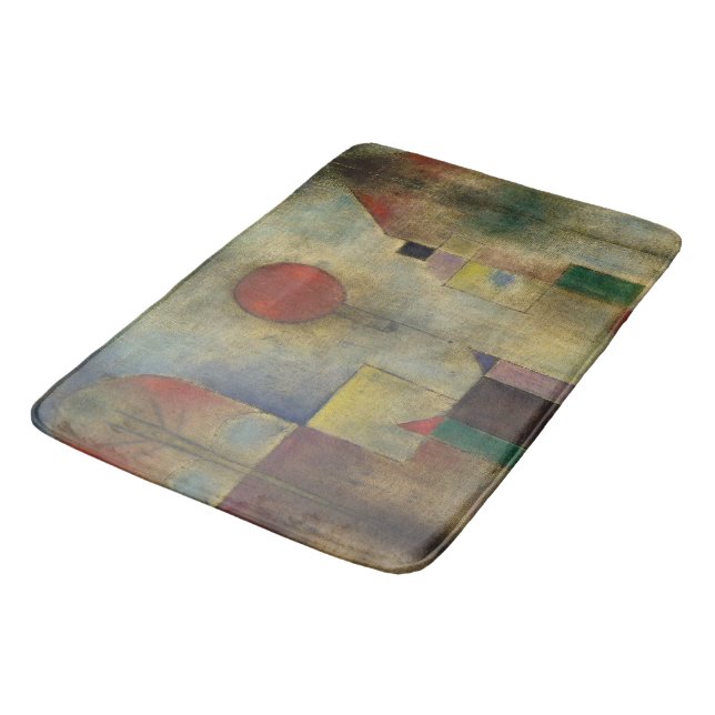 Red Balloon av Paul Klee Badrumsmatta (Vinklad)