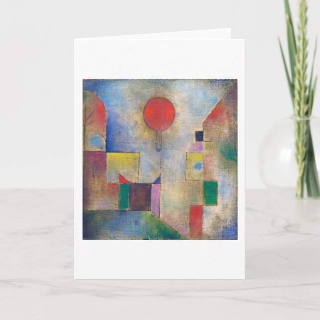 Red Balloon, Klee Kort (Framsida)