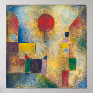 Red Balloon   Paul Klee   Poster