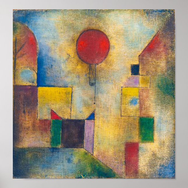 Red Balloon | Paul Klee | Poster (Framsidan)