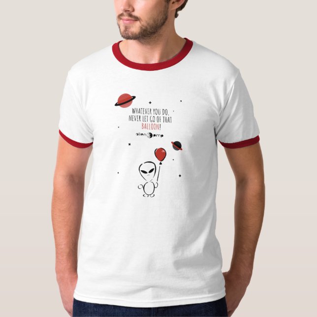 RED BALLOON T-SHIRT by ALIEN PIMP (Framsida)