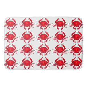 Red Baltimore Maryland Beach Bay Crab Seafood Badrumsmatta