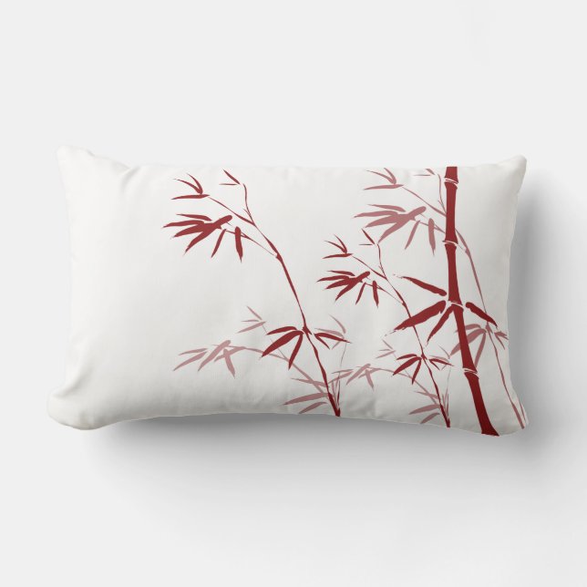 Red Bamboo Pillow Lumbarkudde (Framsida)
