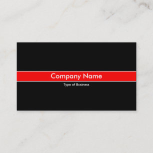 Red Band - Black Visitkort