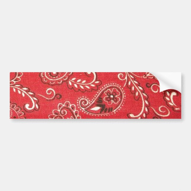 Red Bandana Bildekal (Framsidan)