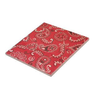 Red Bandana Kakelplatta